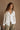 Maya Cream Gauze Button-Up Long Sleeve Top- front view