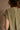 Liliana Olive & Cream Scallop Linen Top- close up back view