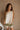 Willa Cream Linen Frayed Tank - front 