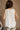 Willa Cream Linen Frayed Tank - back view