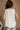 Willa Cream Linen Frayed Tank - back view