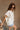Arya Cream Stitch Seashell Short Sleeve Top- frontal side view