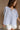 Elsie Blue & White Stripe Short Puff Sleeve Top- top view