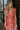 front view of female model wearing the Adalyn Pink & Red Paisley Cut-Out Maxi Dress which features Red, Pink and Peach Paisley Print, Side Ruffle Slits, Peach Thigh Length Lining, Maxi Length, Elastic Waistband, Side Cutouts with Rattan Buckle, Plunge Neckline, Ruffle Straps andTie Back Closure