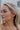 Elodie Gold & Cream Circle Dangle Earring - frontal view