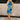 Nila Blue Multi Halter Mini Dress - full body front view