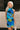 Nila Blue Multi Halter Mini Dress - front view