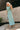 Amara Sage Green Tie Shoulder Maxi Dress - full body front view