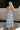 Everly Cream & Blue Floral Strapless Maxi Dress - full body back view
