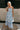 Everly Cream & Blue Floral Strapless Maxi Dress - full body front 