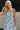 Everly Cream & Blue Floral Strapless Maxi Dress - upper body front view