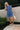 Jillian Cobalt Blue Shorts - full body front view
