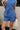 Jillian Cobalt Blue Shorts -close up front