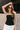 Francesca Black & White Strapless Midi Dress - upper body front view