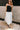 Francesca Black & White Strapless Midi Dress - front