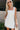 Simone White Linen Mini Dress - front