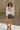 Eve Cream American Flag & Lace Sweater- full body front view