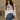 Eve Cream American Flag & Lace Sweater- front view