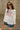 Eve Cream American Flag & Lace Sweater- frontal side view