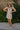 Hailey Beige & Black Polka Dot Mini Dress - full front view