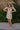 Hailey Beige & Black Polka Dot Mini Dress - full front view