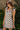Hailey Beige & Black Polka Dot Mini Dress - frontal side view