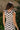 Hailey Beige & Black Polka Dot Mini Dress - close back view