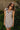 Hailey Beige & Black Polka Dot Mini Dress - front view