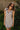 Hailey Beige & Black Polka Dot Mini Dress - front view
