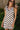 Hailey Beige & Black Polka Dot Mini Dress - close front view