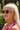 Clarissa Sunglasses in Gold & Brown - side view on model