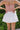 Cameron White Bow Mini Skort- close back view