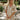 Melina Taupe & Cream Striped Button-Up Top - front view