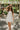 Becky White Seashell Eyelet Mini Dress - full front view