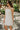 Becky White Seashell Eyelet Mini Dress - frontal side view