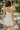 Becky White Seashell Eyelet Mini Dress - back view