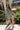 Briana Blue & White Tie Strap Tank Top - full body front 