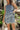 Briana Blue & White Trim Shorts - close front view