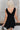 Juliette Black Corset Flare Mini Dress- back view