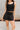 Camila Black Tennis Flare Skort- close up front view