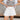 Camila Off White Tennis Flare Skort- close up view