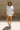 Mila USA Floral Heather Grey Sweatshirt - full body front view