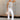 Laurel Oatmeal & Black Linen Palm Leaf Tank- full body view