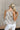 Laurel Oatmeal & Black Linen Palm Leaf Tank- close up back view
