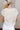 Bridget Cream Floral & Pearl Open Knit Top - back view