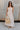 Cassie Beige Pleated Sleeveless Maxi Dress - full front 