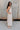 Cassie Beige Pleated Sleeveless Maxi Dress - full body side view