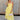 Waverly Yellow Tiered Midi Dress - full body front view
