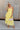 Waverly Yellow Tiered Midi Dress - full body front view