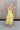 Waverly Yellow Tiered Midi Dress - full back view